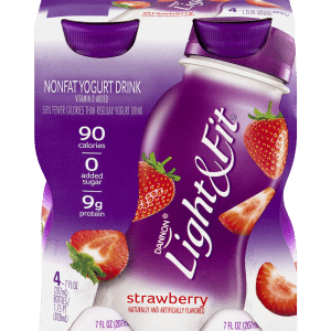 Dannon Light & Fit Nonfat Yogurt Drink Stawberry