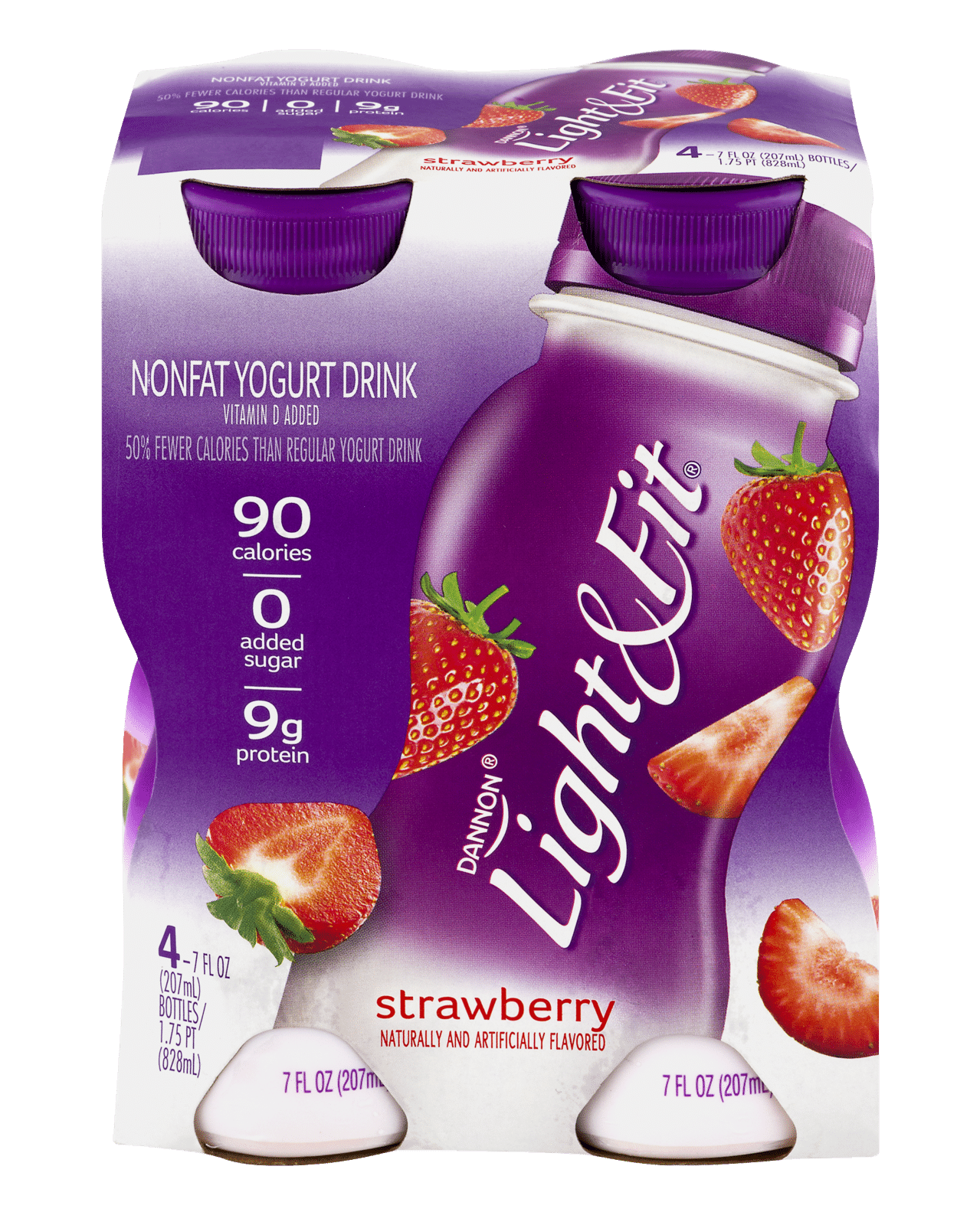 Dannon Light & Fit Nonfat Yogurt Drink Stawberry