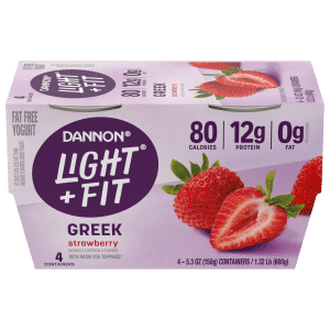 Dannon Light & Fit Nonfat Greek Yogurt Strawberry