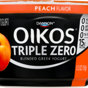 Oikos Triple Zero Blended Greek Nonfat Yogurt Peach