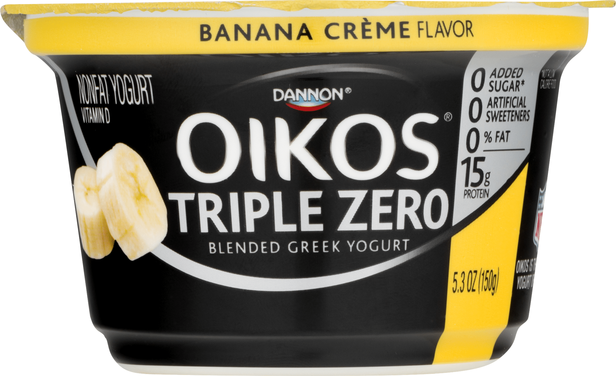 Oikos Yogurt Triple Zero Blended Greek Banana