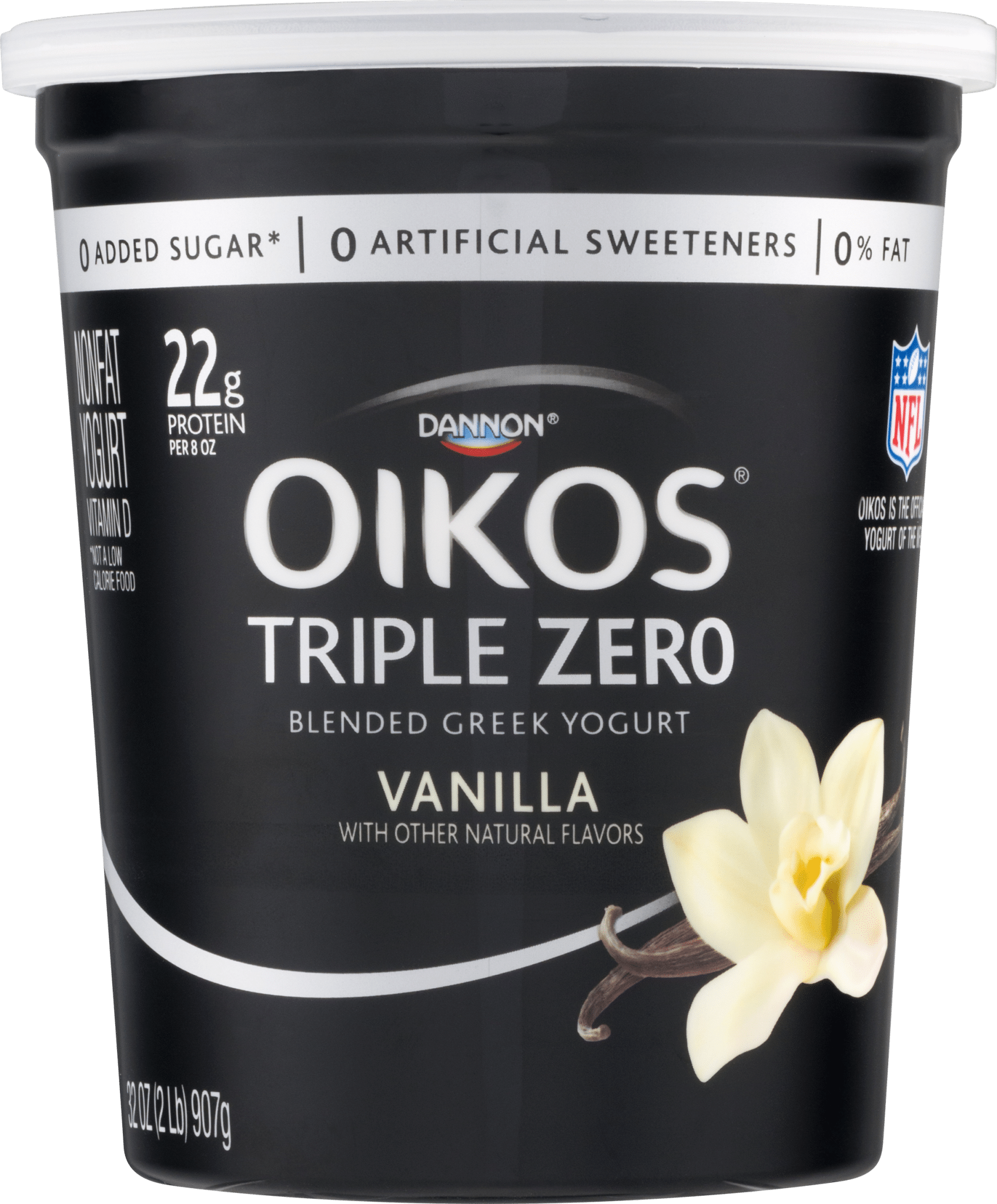 Oikos Triple Zero Blended Greek Yogurt Vanilla