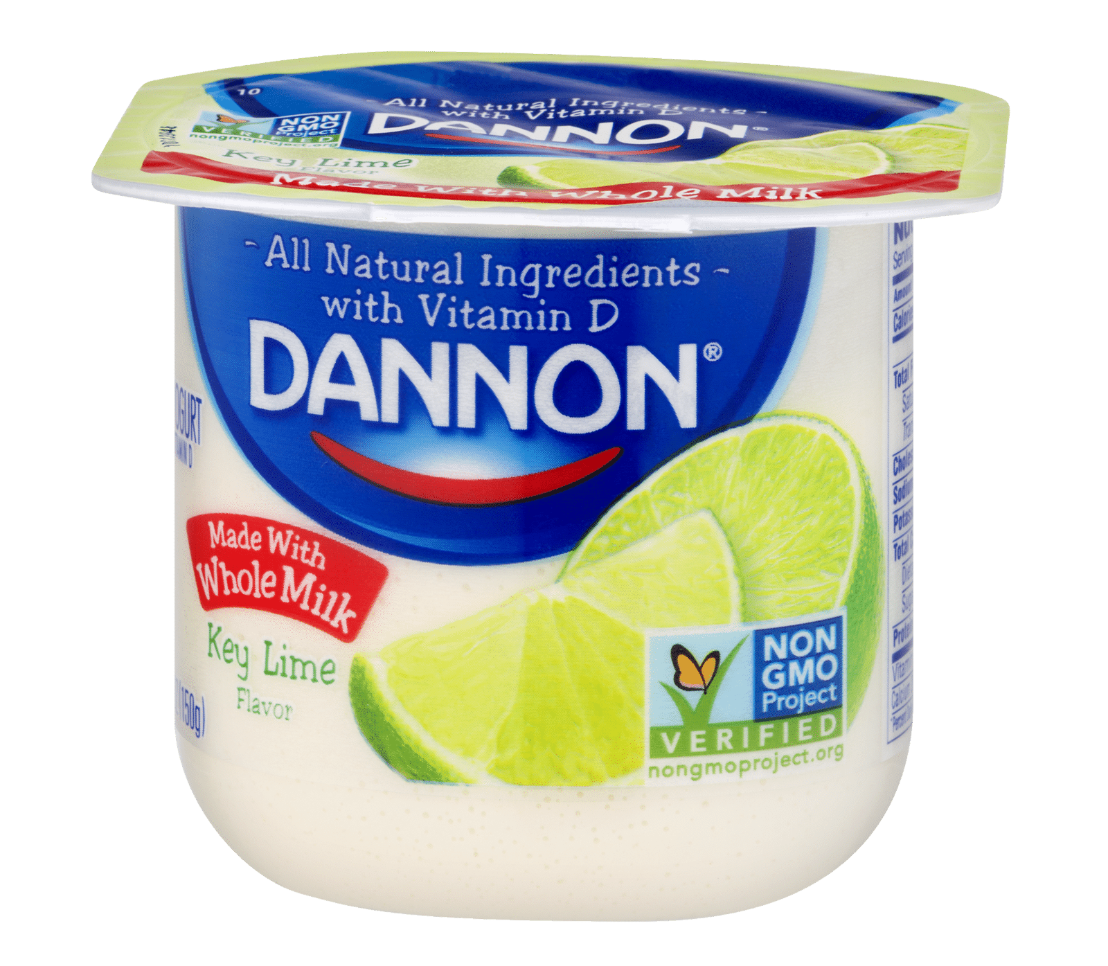 Dannon Yogurt Whole Milk Key Lime