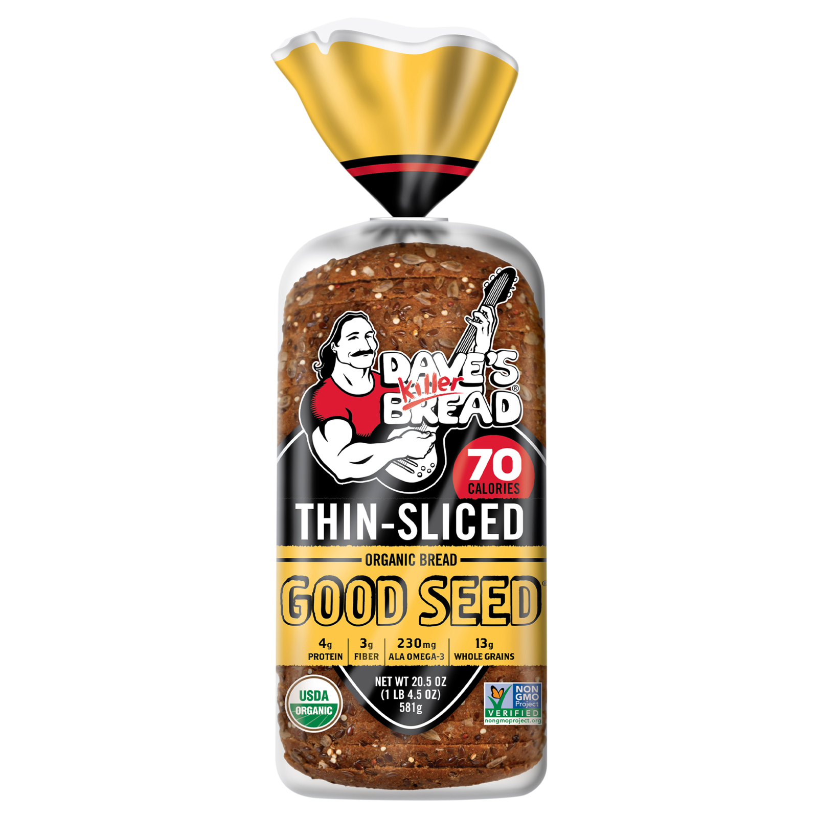 DAVES KILLER BREAD Thin-Sliced Organic Good Seed Bread