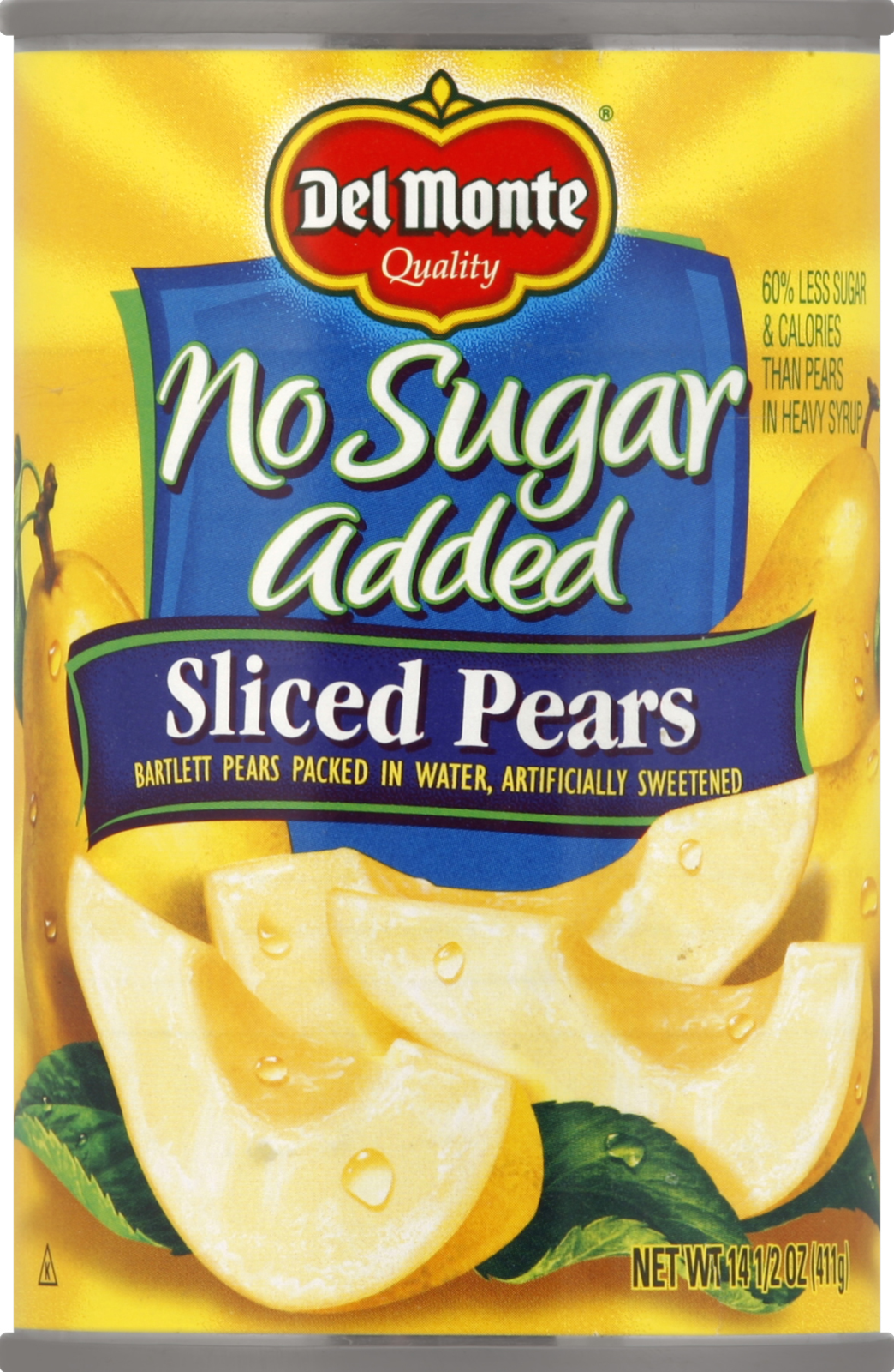 Del Monte No Sugar Added Sliced Pears