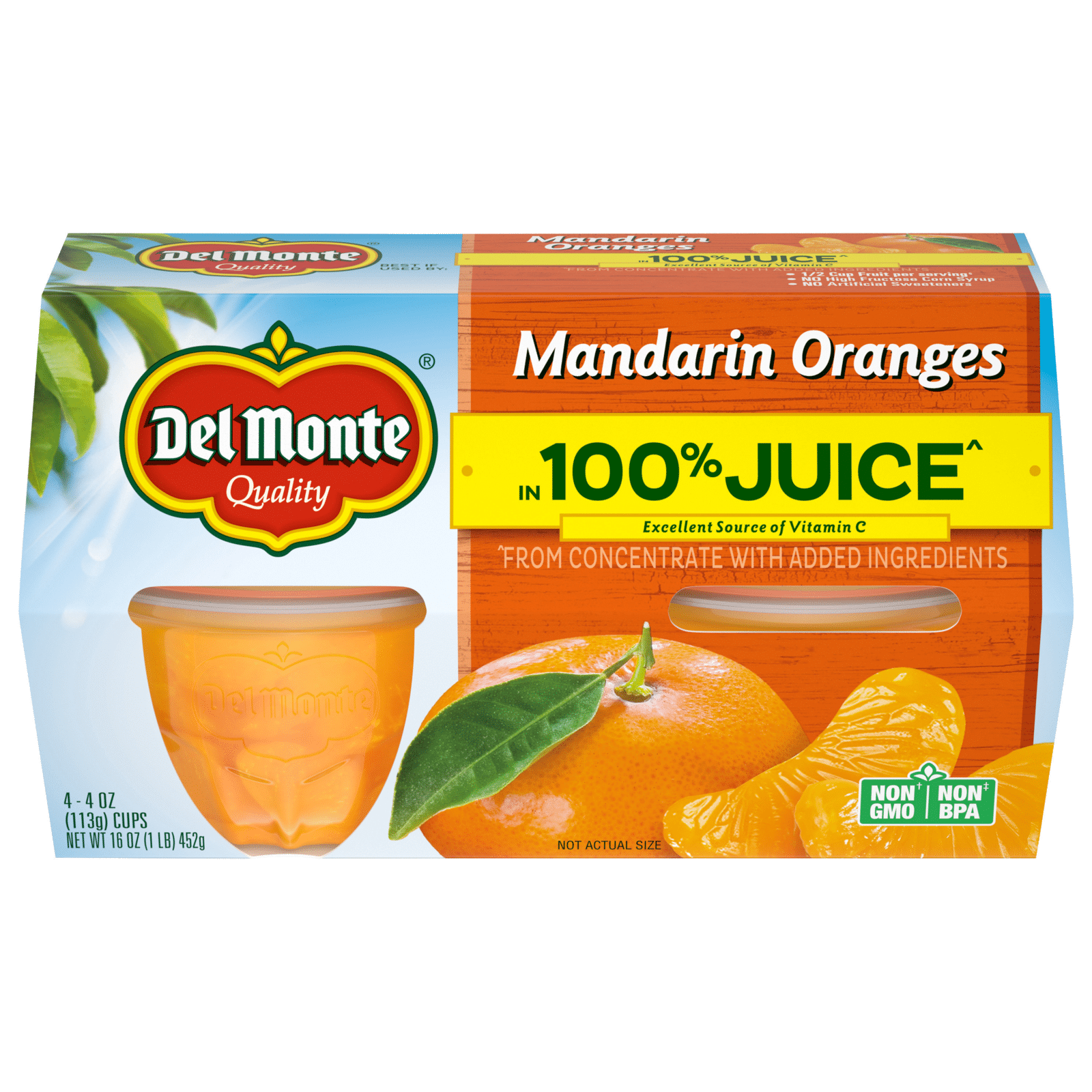 Del Monte Mandarin Oranges in Light Syrup