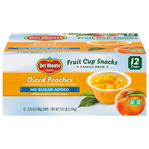 Del Monte Peaches Fruit Cup Diced