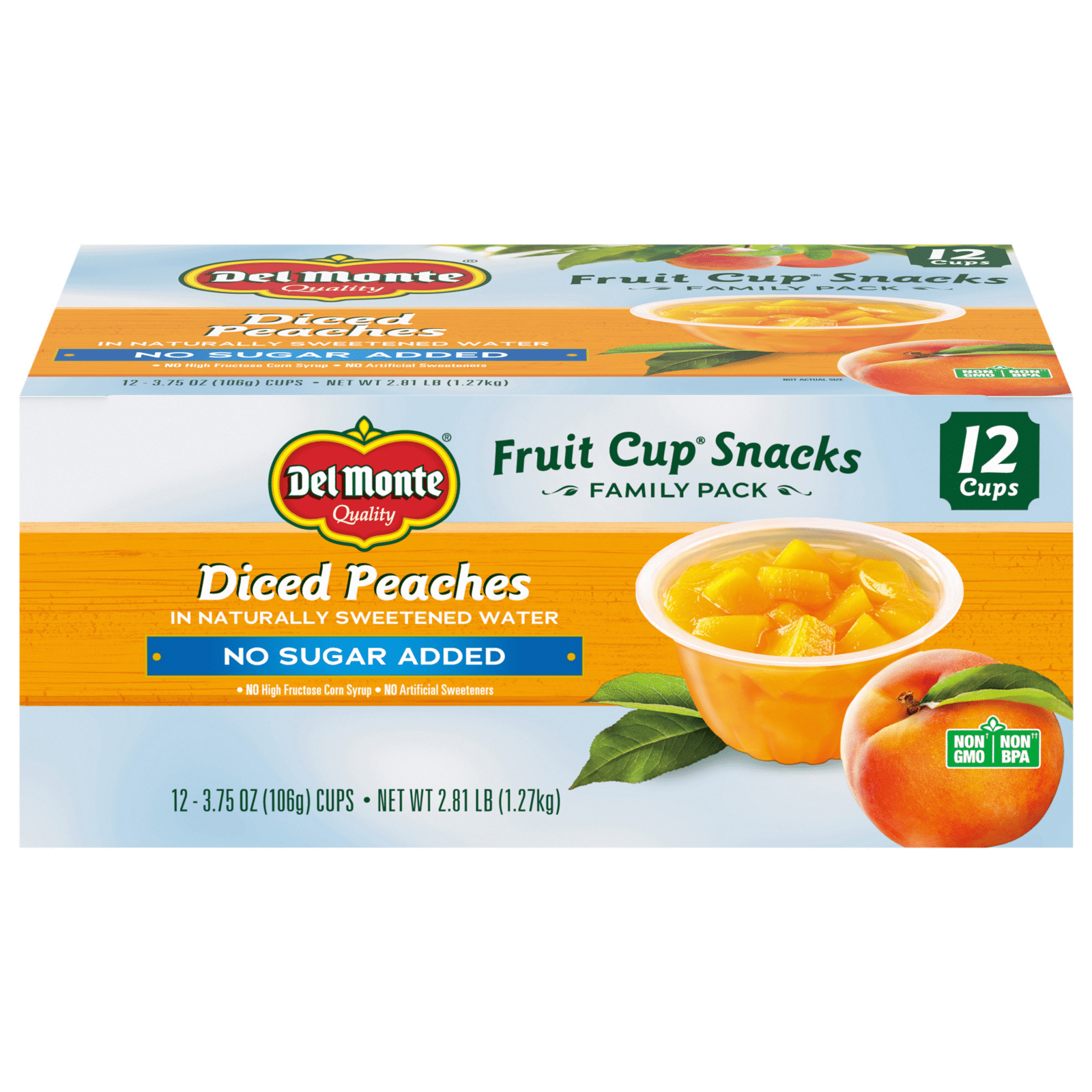 Del Monte Peaches Fruit Cup Diced