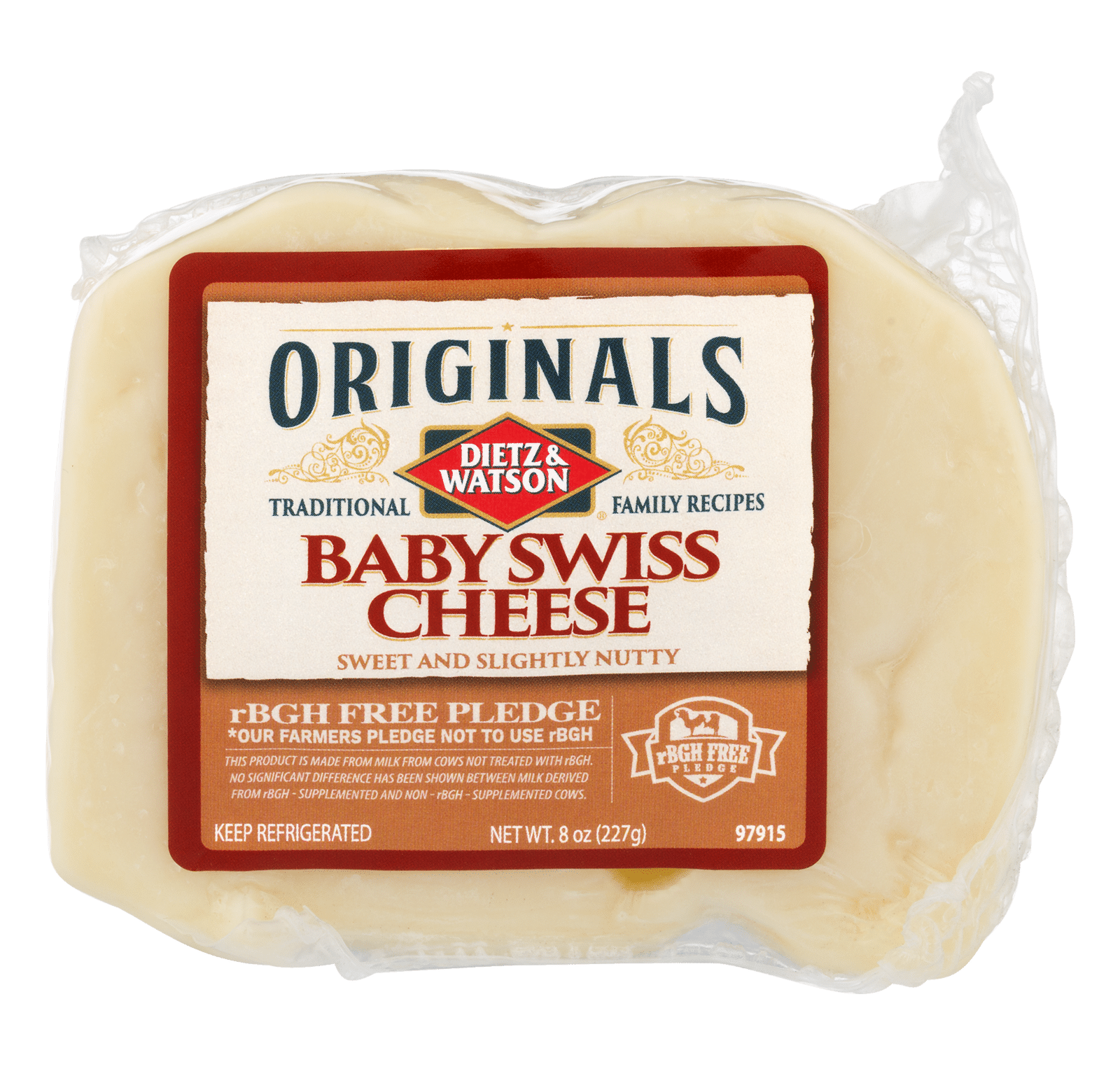 Dietz & Watson Originals Baby Swiss Cheese
