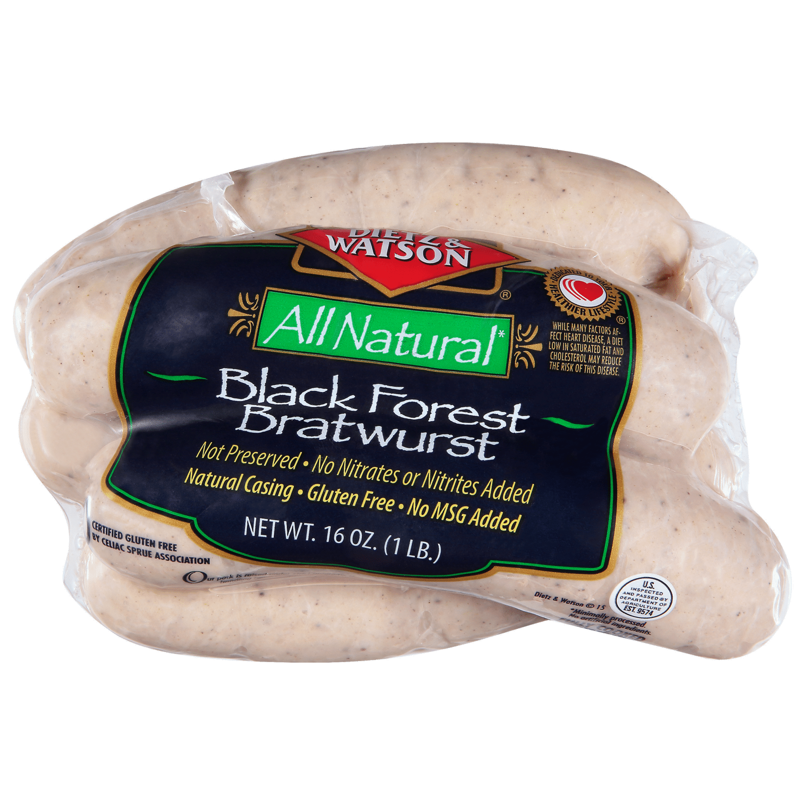 Dietz & Watson Black Forest Bratwurst