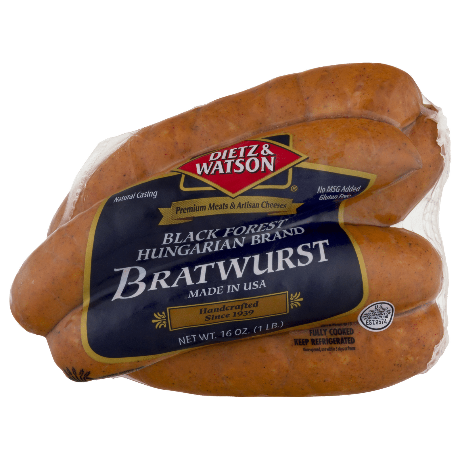 Dietz & Watson Bratwurst