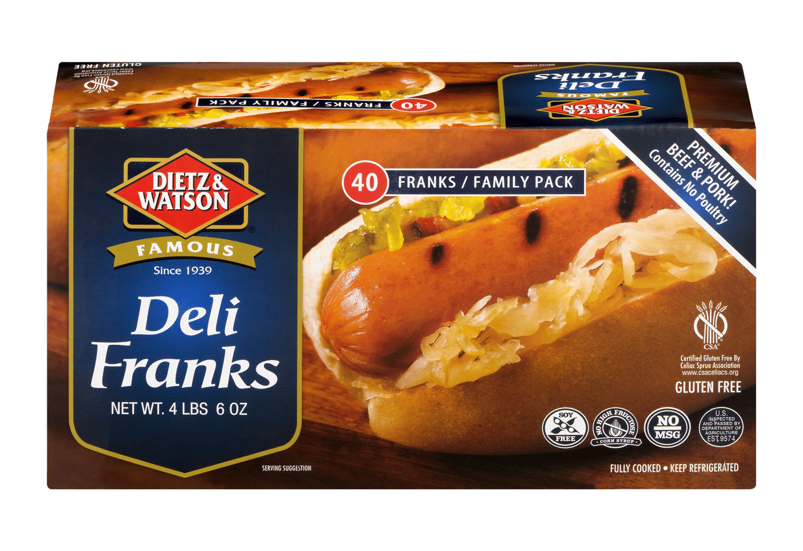 Dietz & Watson Deli Franks