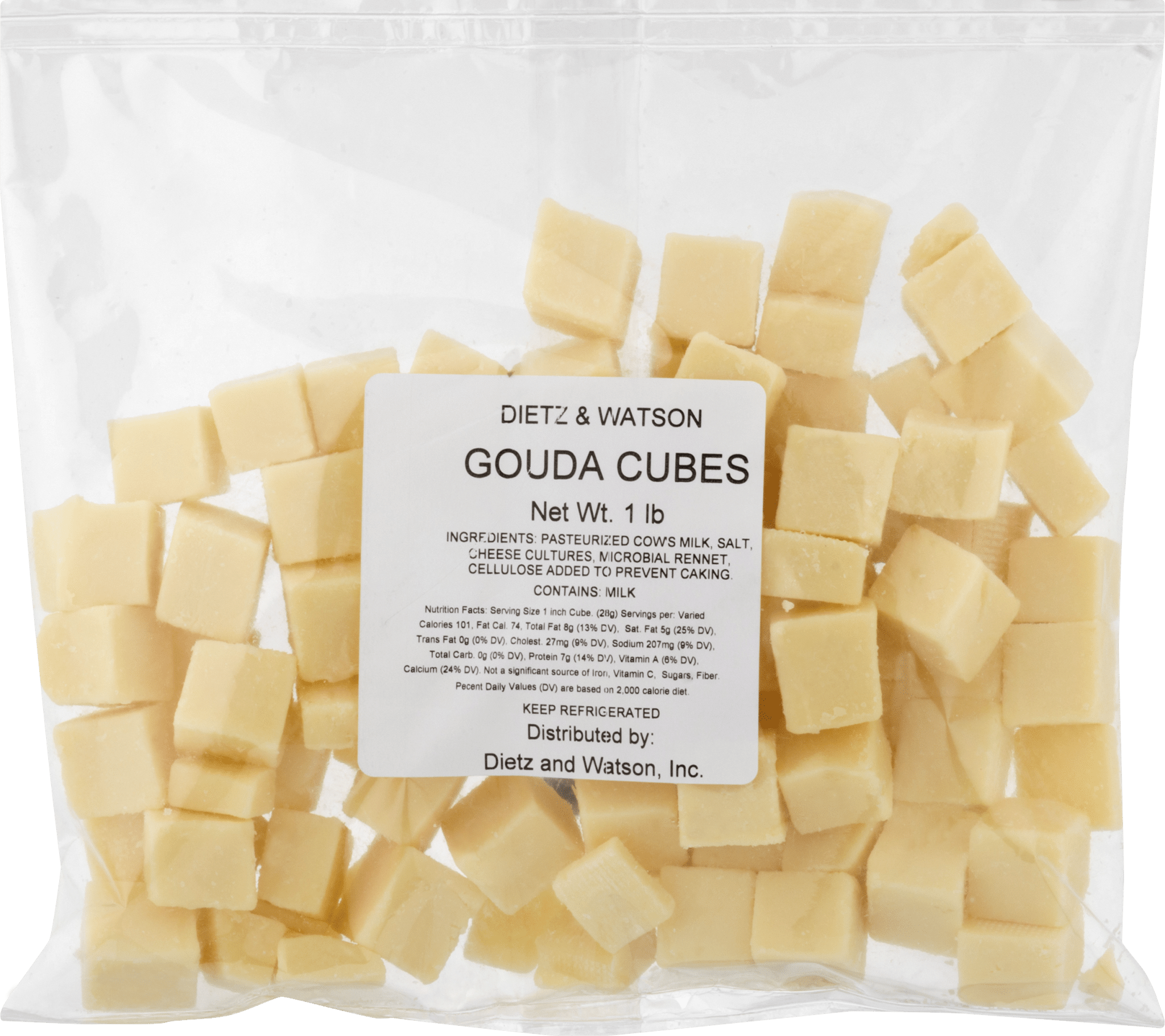 Dietz & Watson Cheese Cubes Gouda