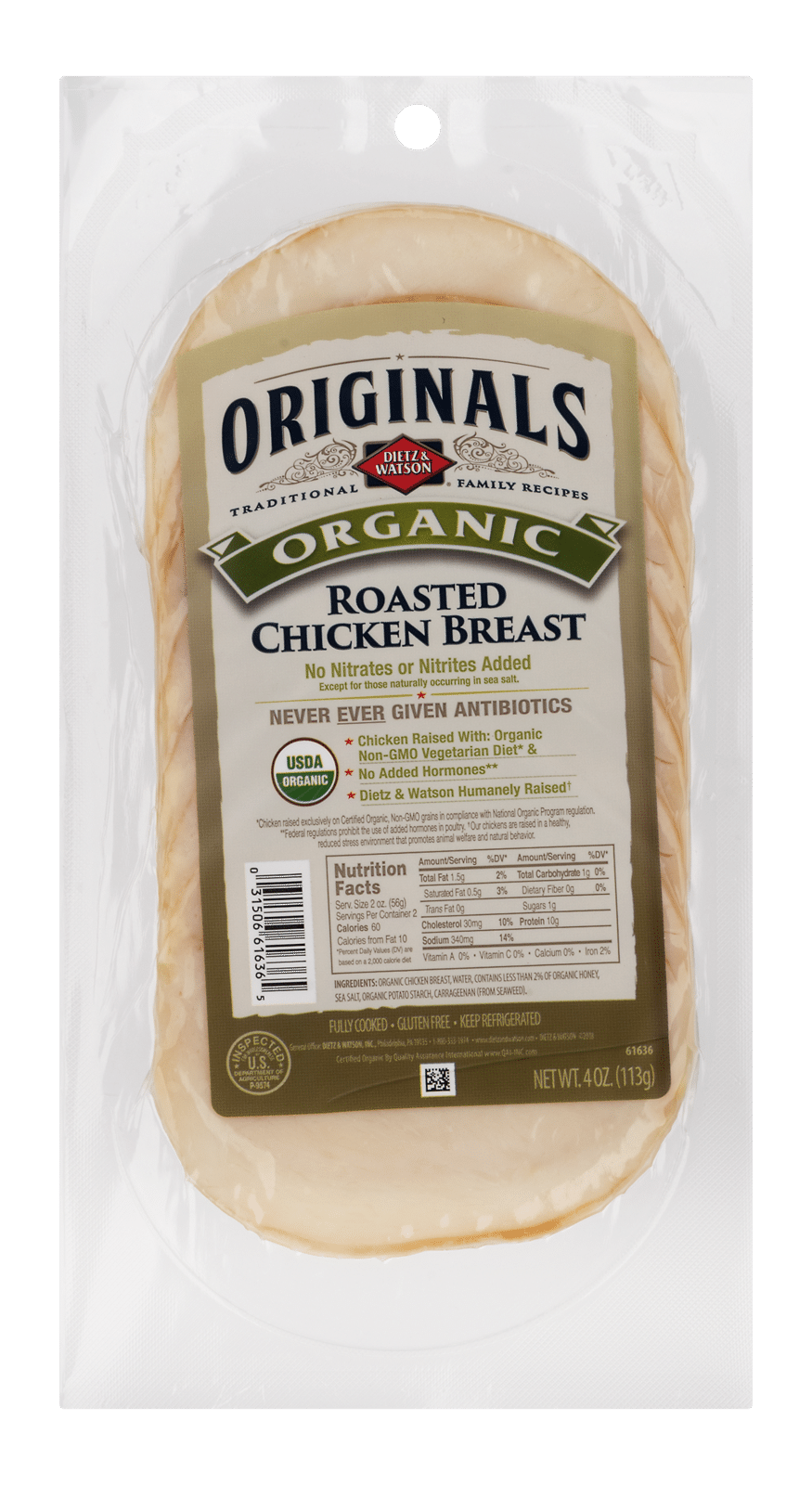 Dietz & Watson Roasted Chicken Breast Organic