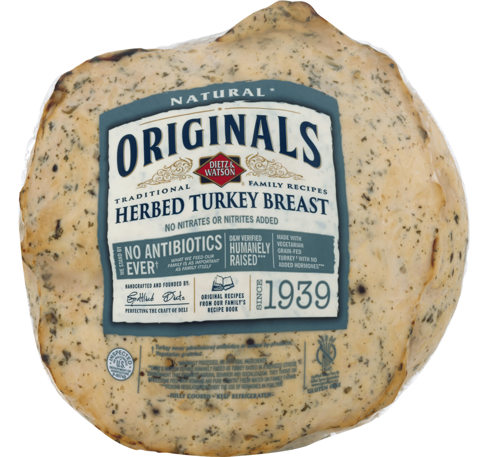 Dietz & Watson Turkey Breast Originals Herbed