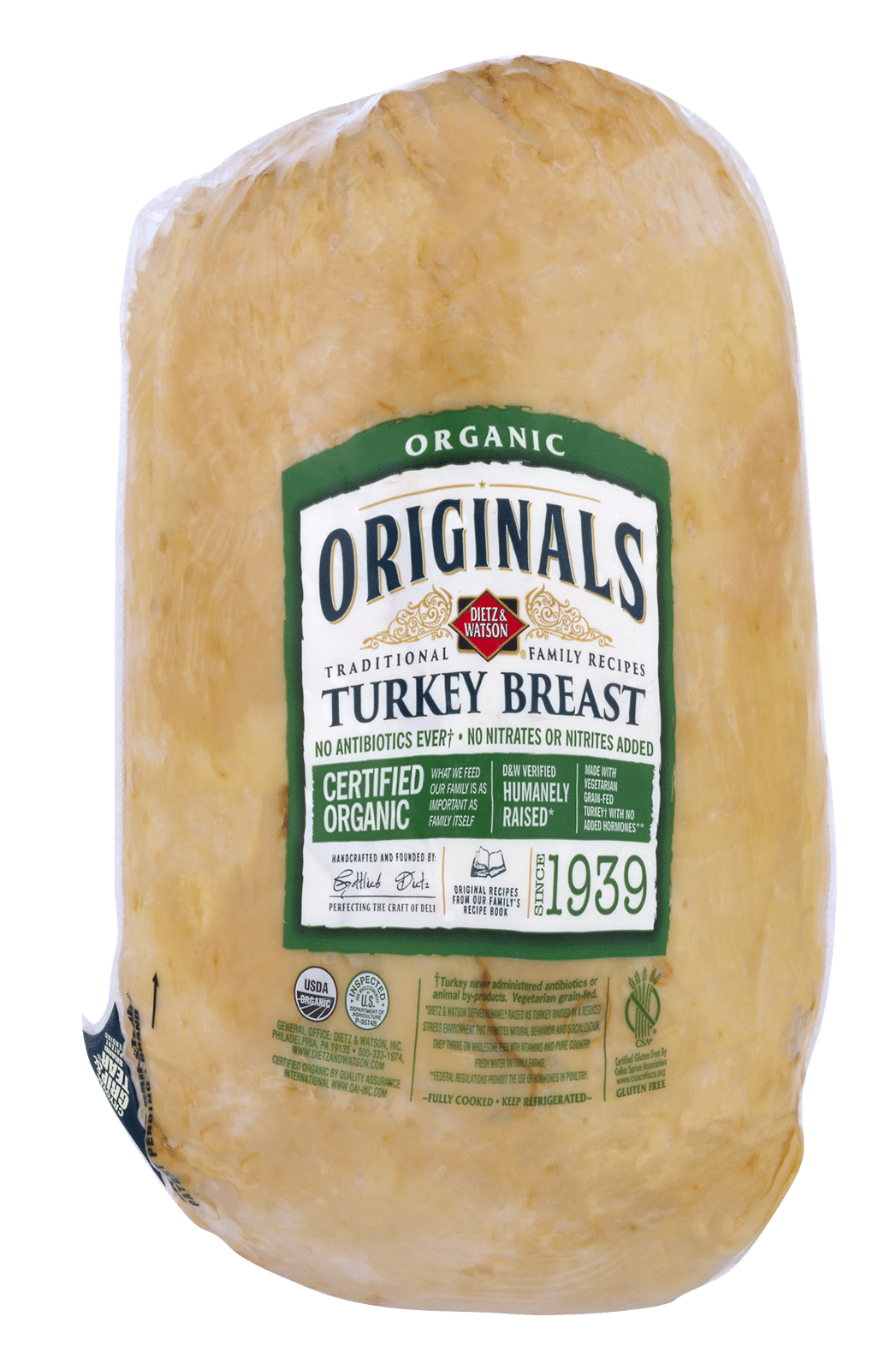 Dietz & Watson Originals Organic Turkey Breast
