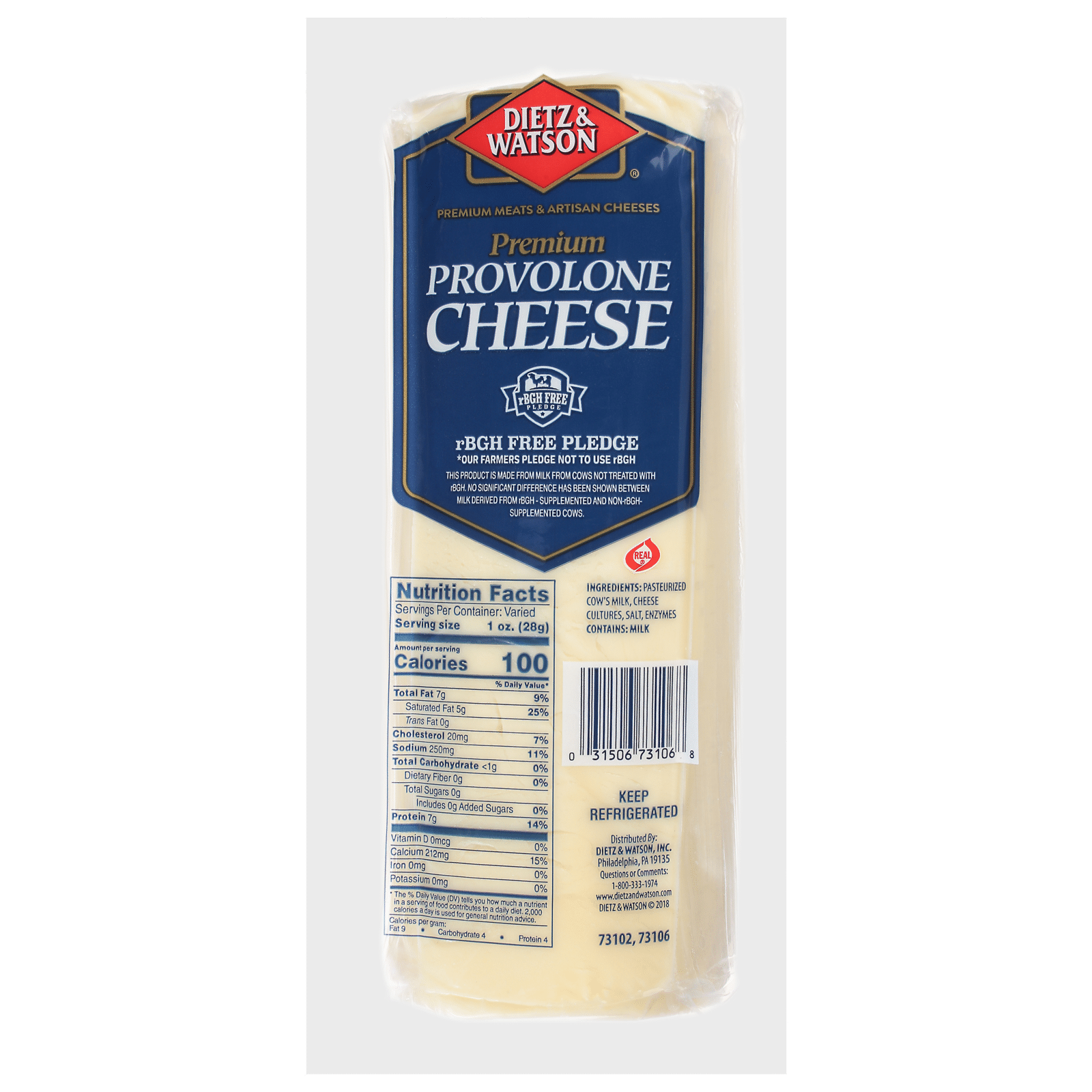 Dietz & Watson Premium Provolone Cheese