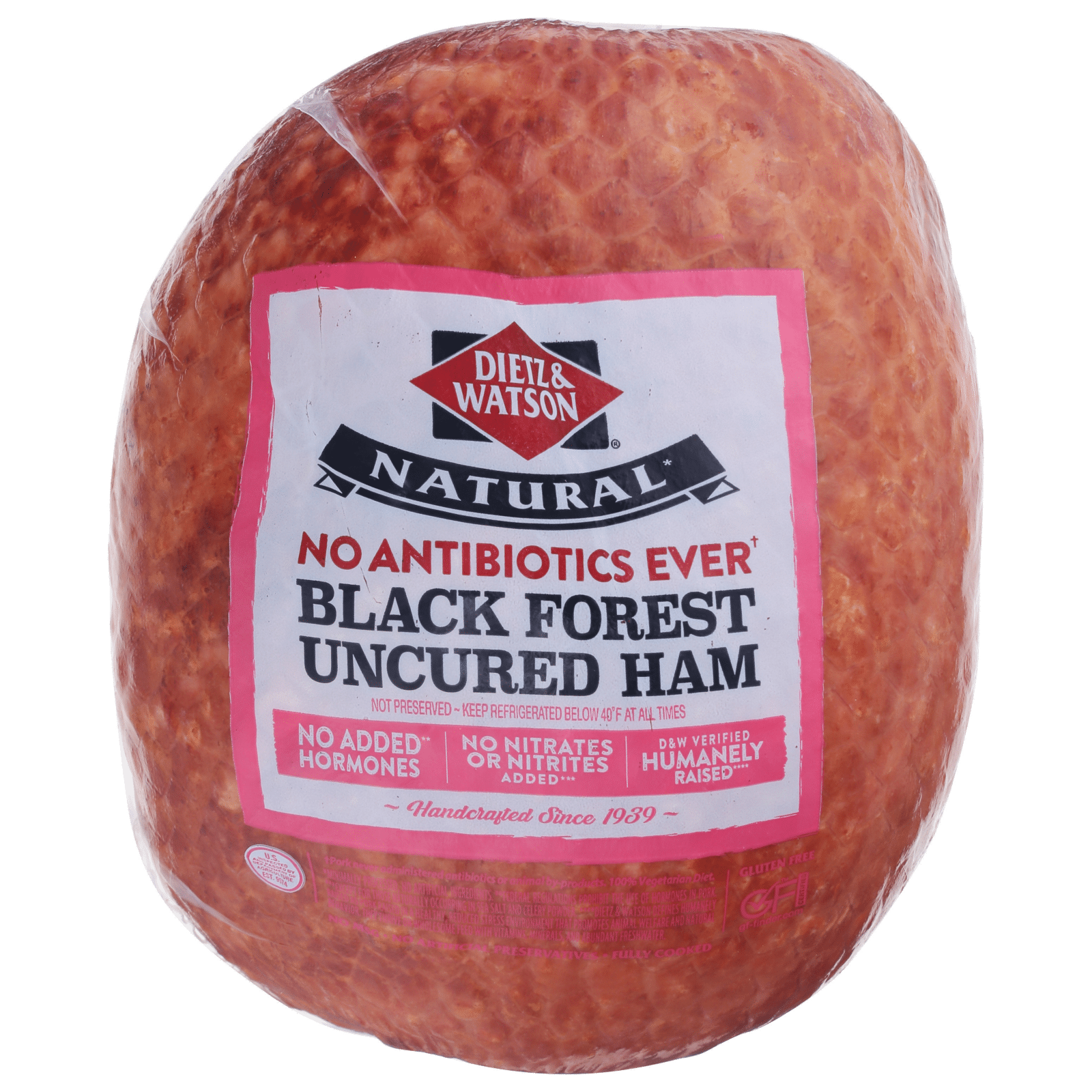 Dietz & Watson Natural Uncured Black Forest Ham