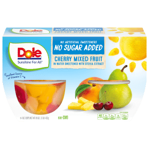 Dole No Sugar Added Cherry Mixed Fruit
