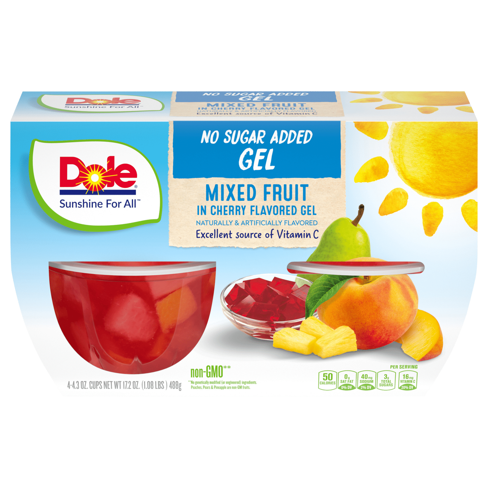 Dole Mixed Fruit in Cherry Gel