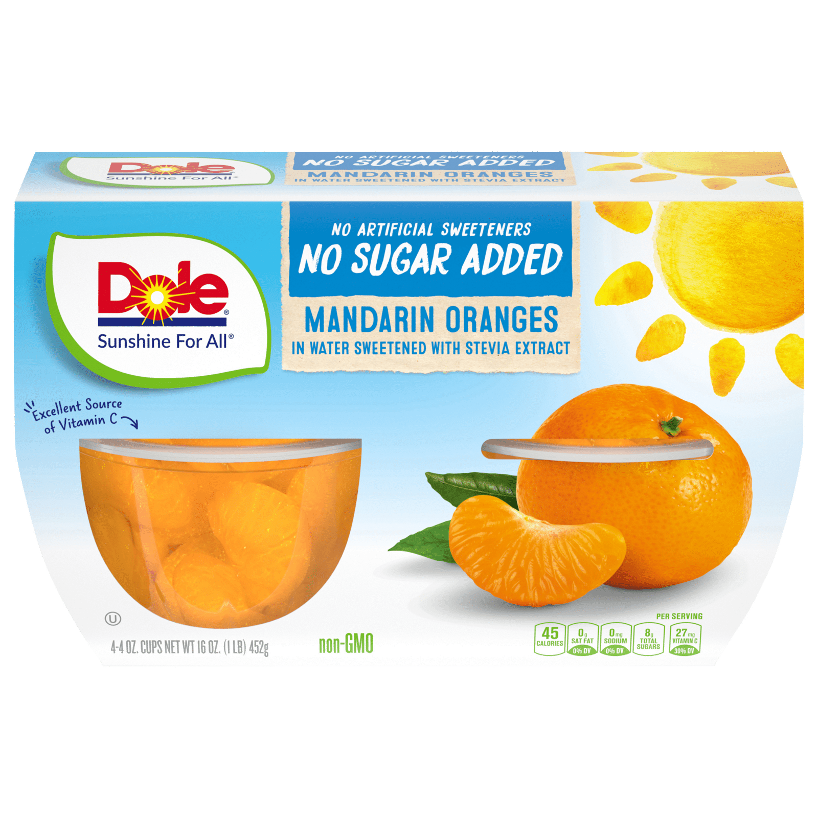 Dole Mandarin Oranges No Sugar Added