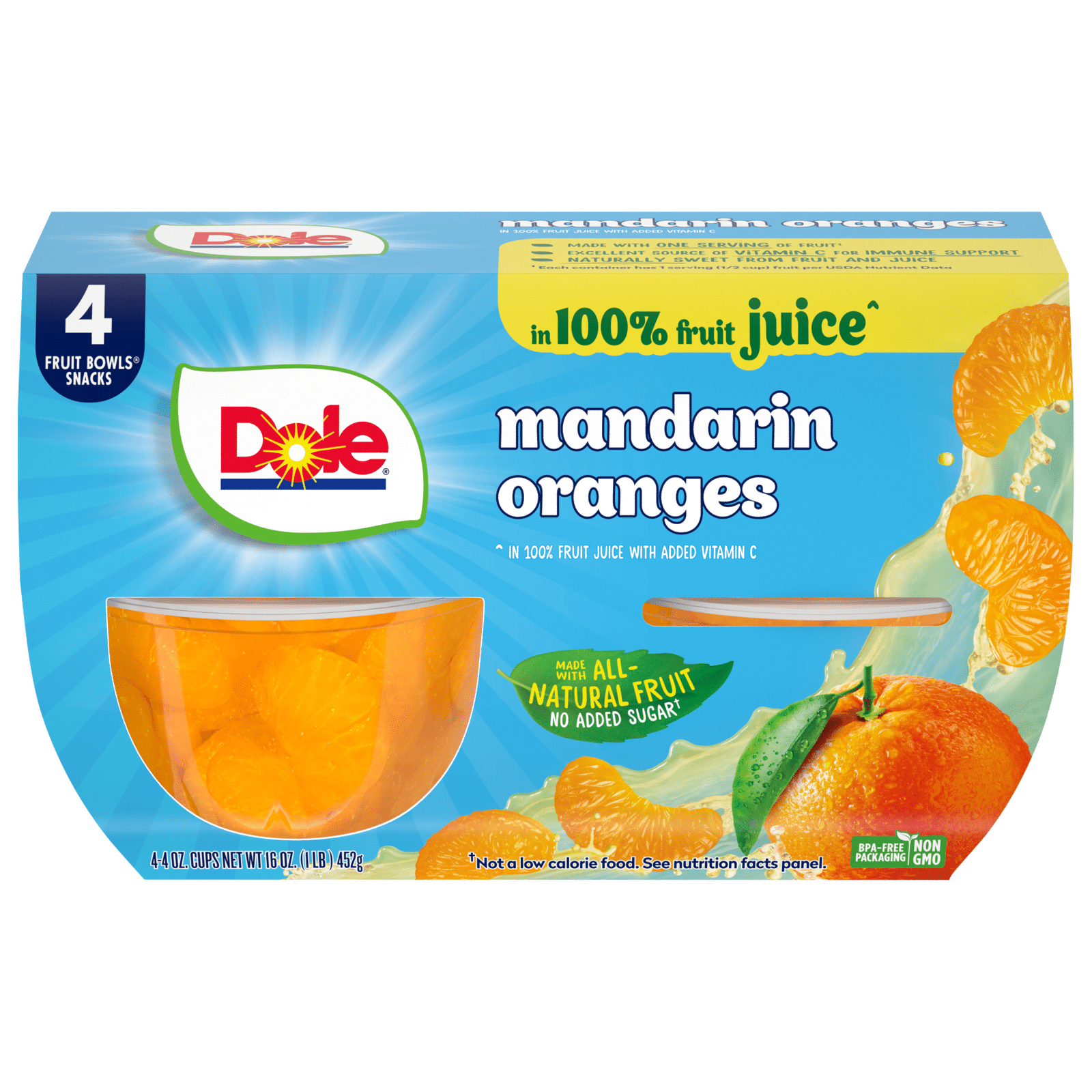 Dole Mandarin Oranges in 100% Fruit Juice