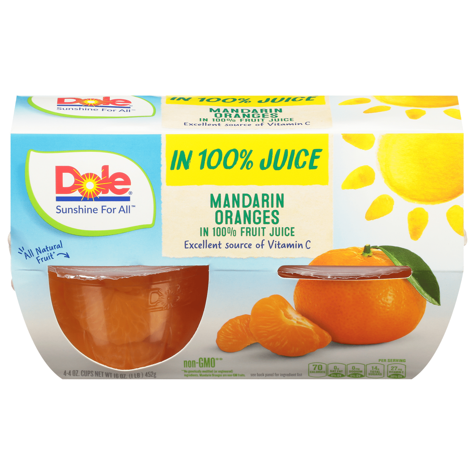 Dole Mandarin Oranges in 100% Fruit Juice
