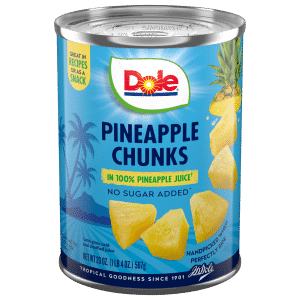 Dole Pineapple Chunks in 100% Pineapple Juice