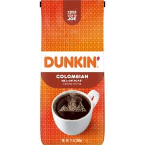 Dunkin' Colombian Medium Roast Ground Coffee