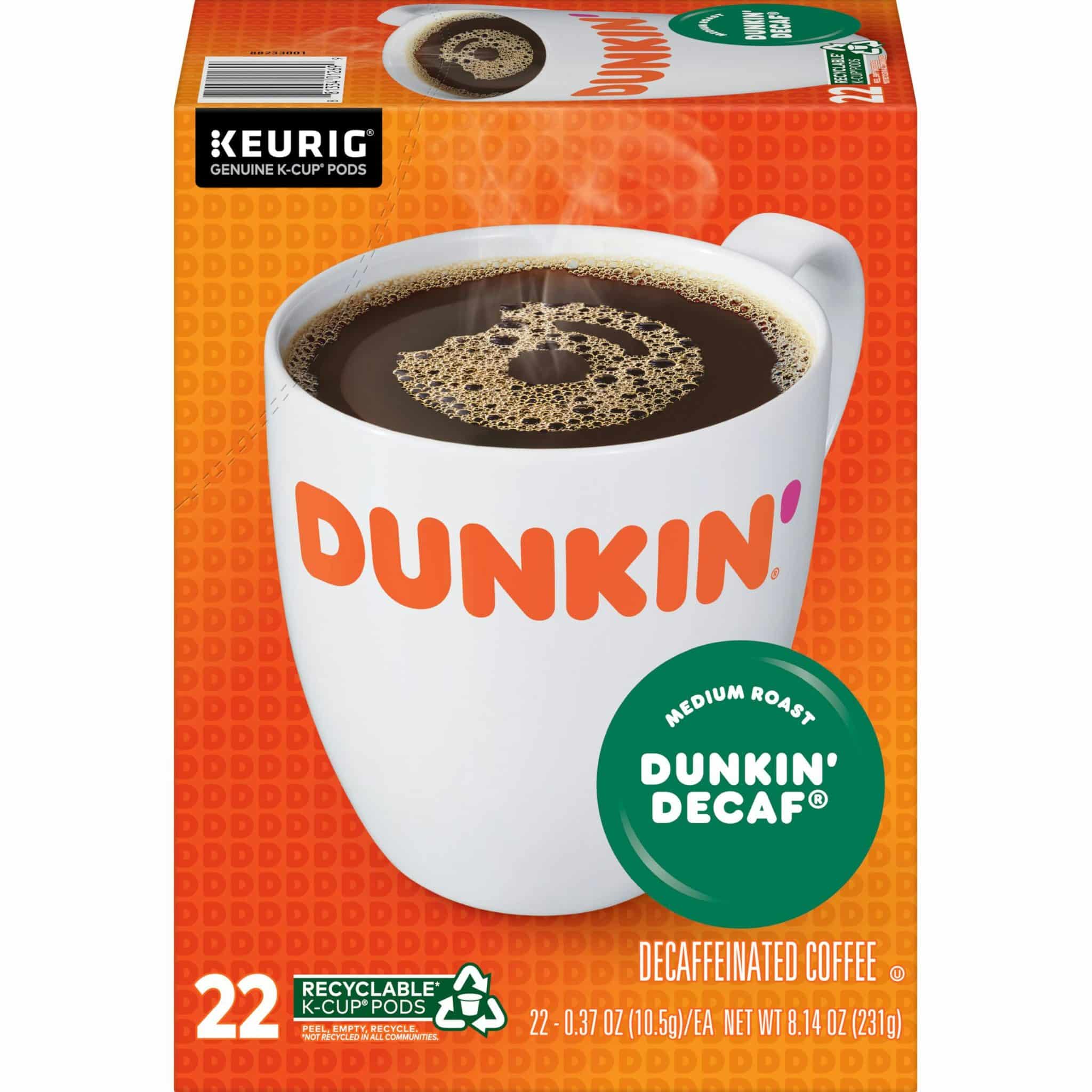 Dunkin' Dunkin' Decaf, Keurig K-Cup Pods