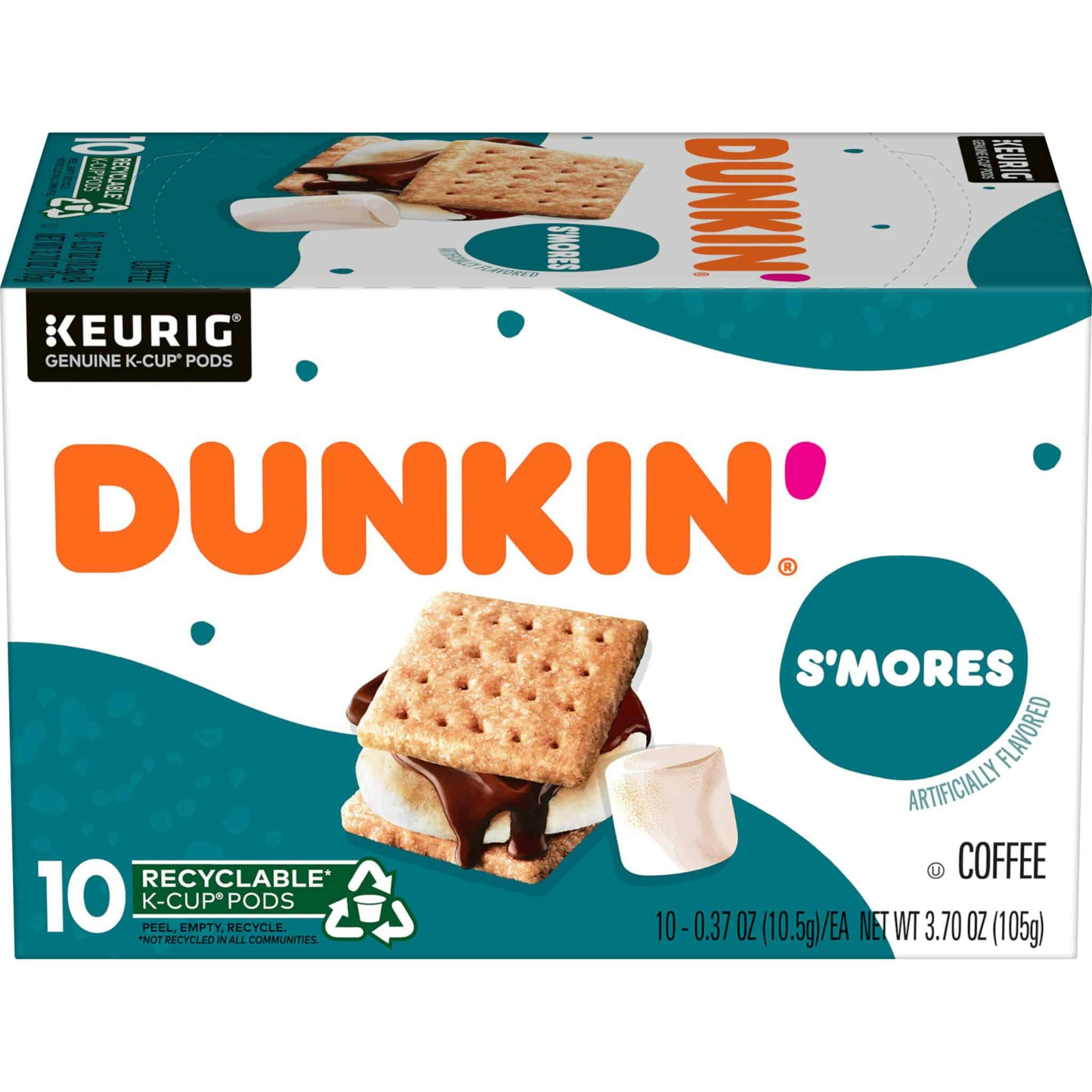 Dunkin’ S’Mores Artificially Flavored Coffee Keurig K-Cup Pods