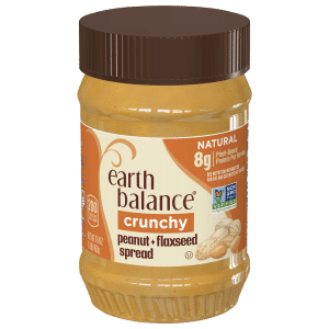 Earth Balance Peanut Butter and Flaxseed Crunchy Natural