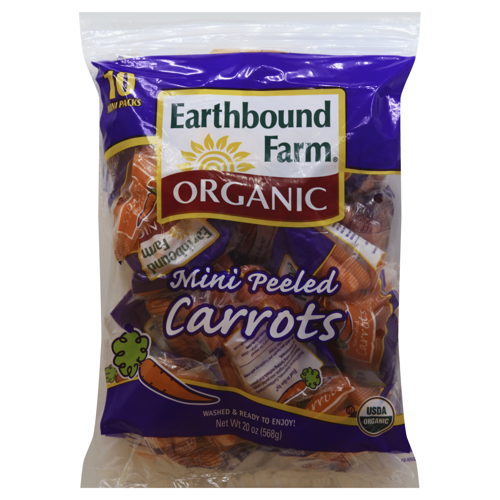 Earthbound Farm Mini Peeled Carrots Organic