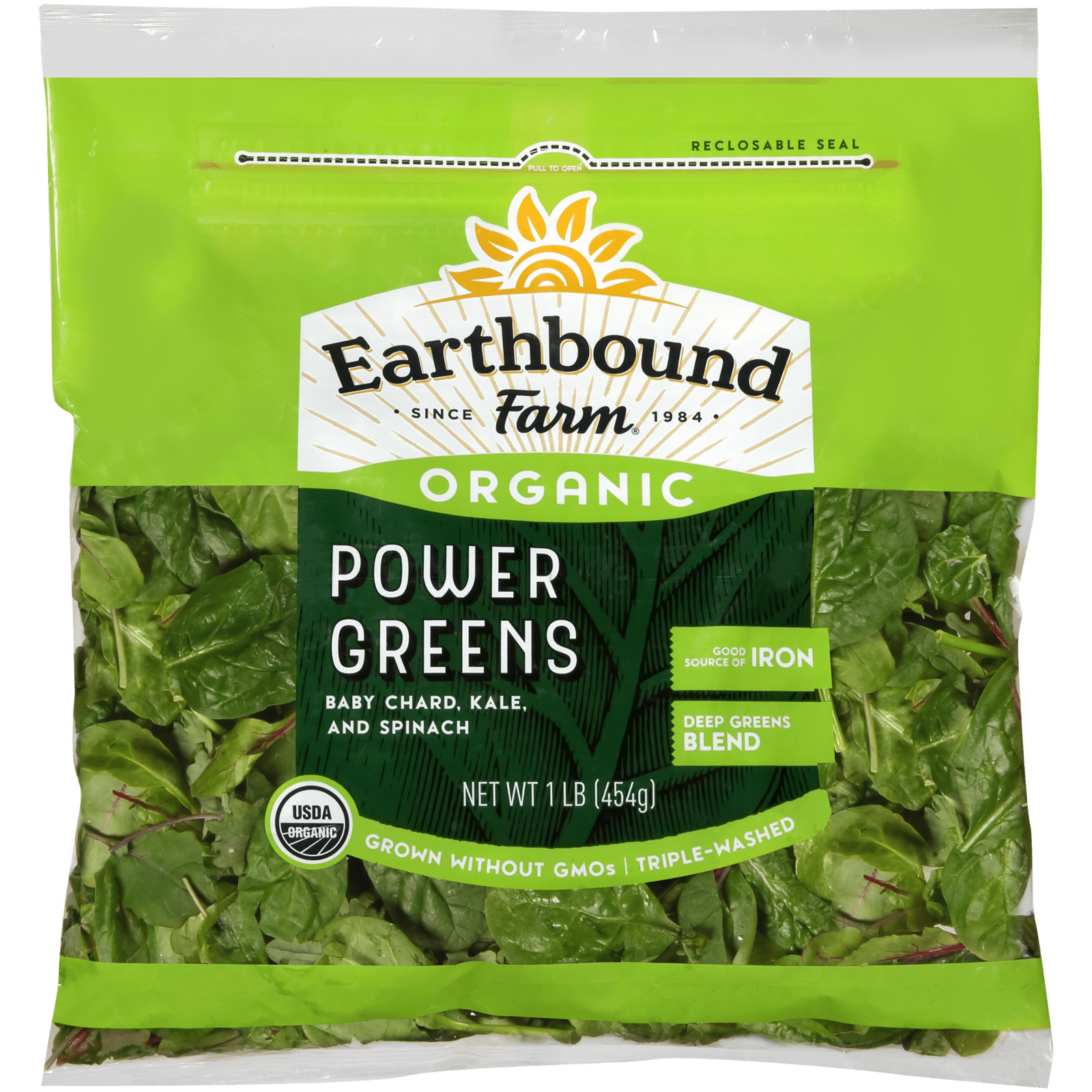 Earthbound Farm Deep Greens Blend Power Greens Organic