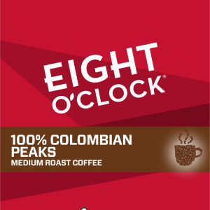 Eight O'Clock 100% Colombian Peaks Medium Roast Coffee K-Cup Pods