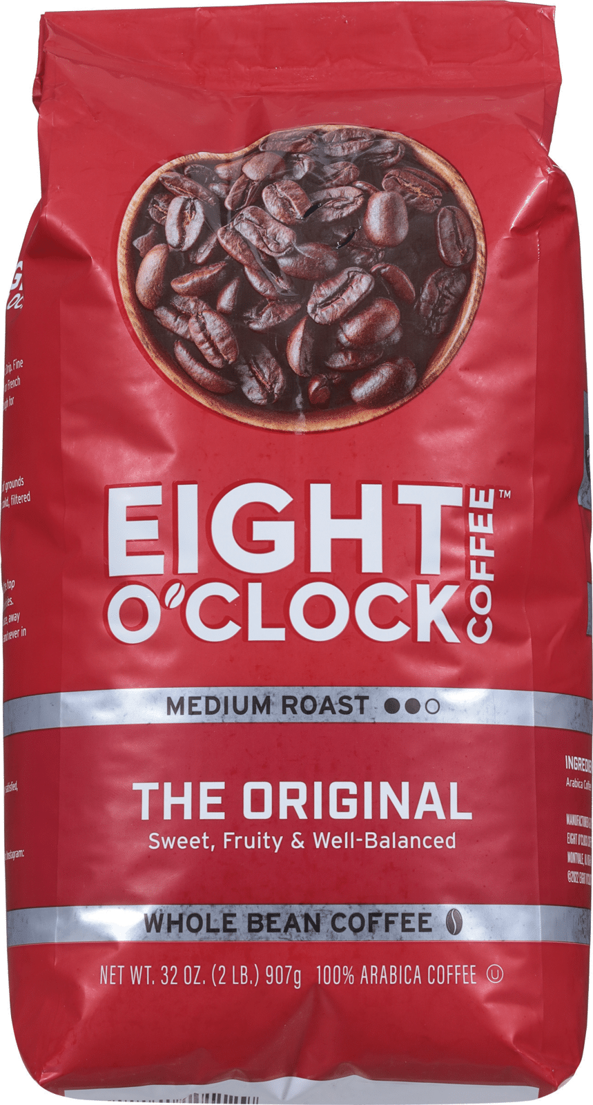 Eight O'Clock Coffee Medium Roast Whole Bean The Original Coffee