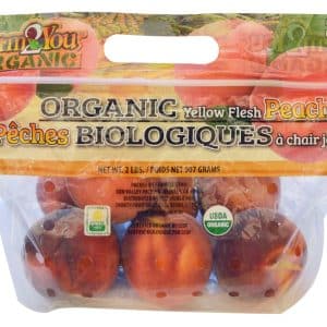Farm2You Organic Yellow Flesh Peachs