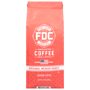 Fire Dept. Coffee Medium Roast Ground Original Coffee 12 Oz