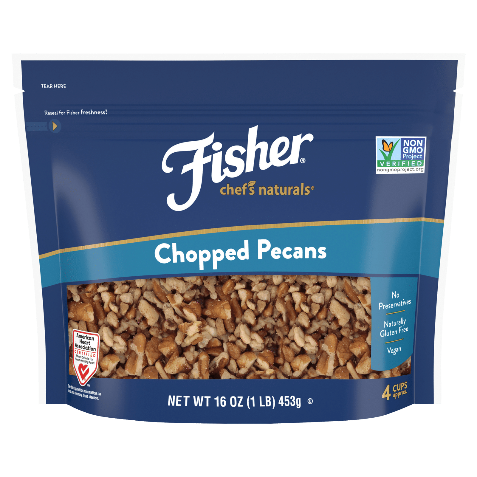 Fisher Chef's Naturals Chopped Pecans