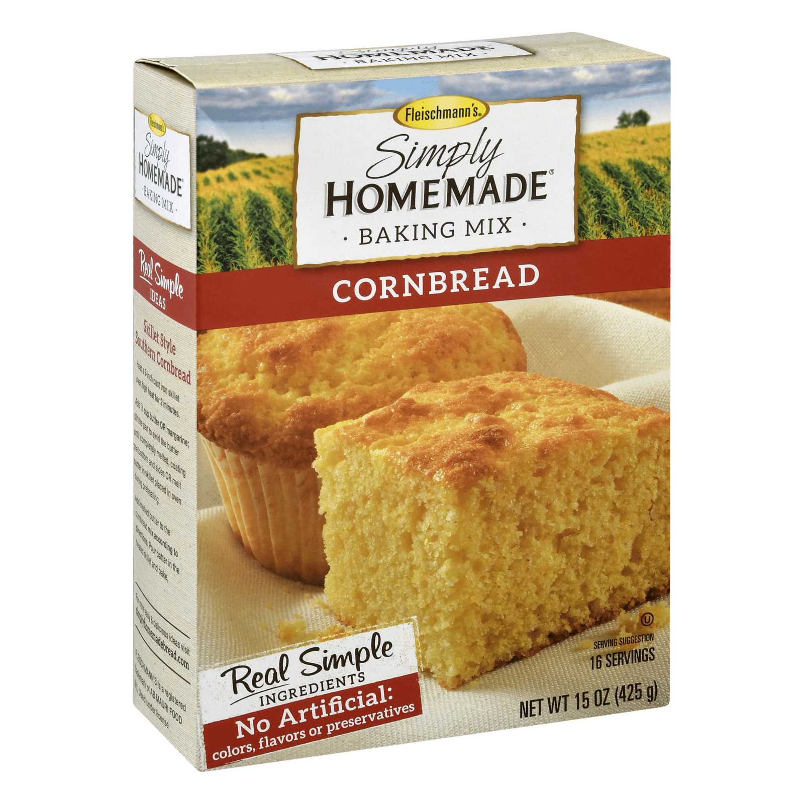 Fleischmann's Simply Homemade Cornbread Baking Mix