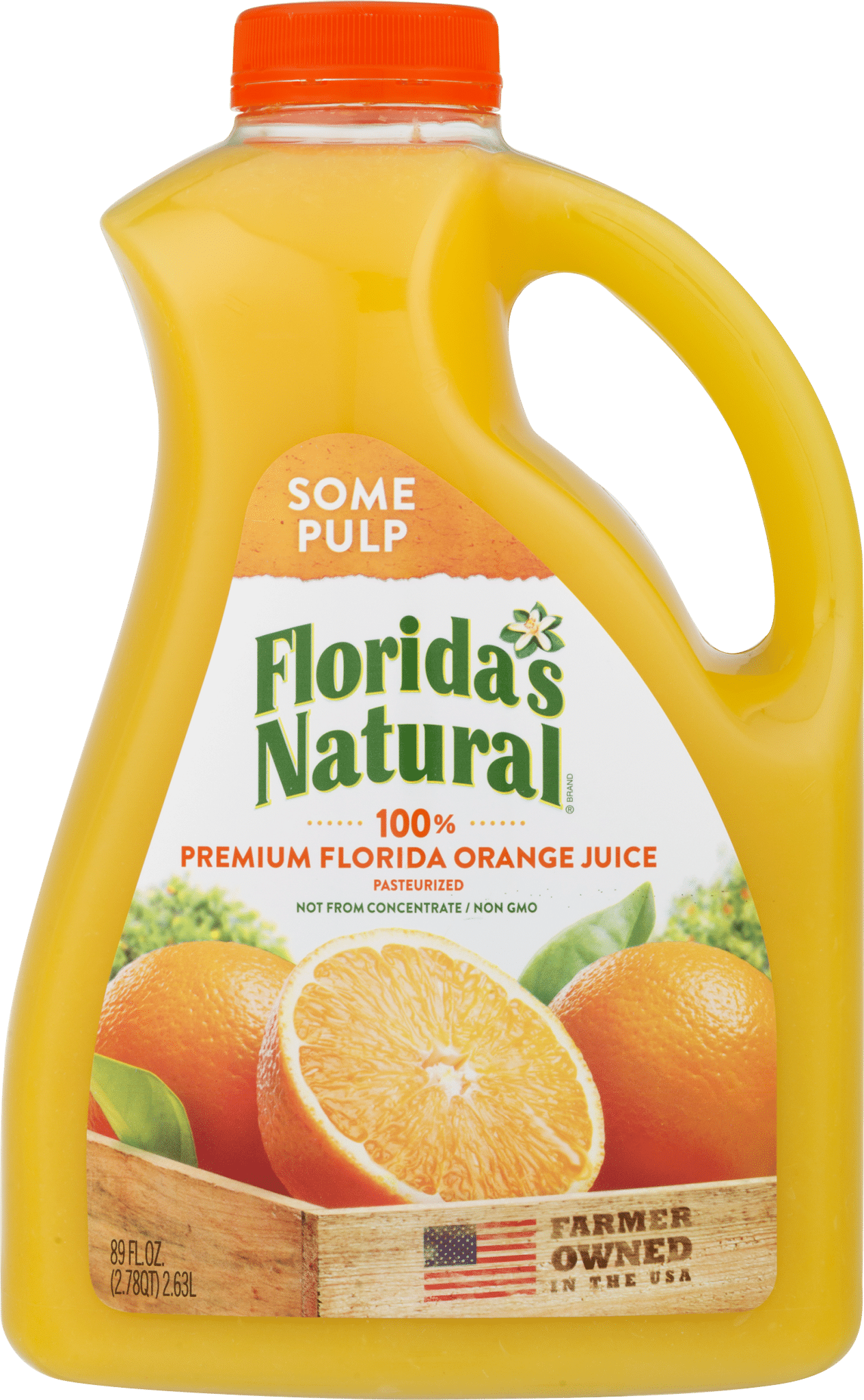 Citrus World Inc 100% PREMIUM FLORIDA ORANGE JUICE, SOME PULP