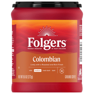 Folgers 100% Colombian Medium Roast Ground Coffee