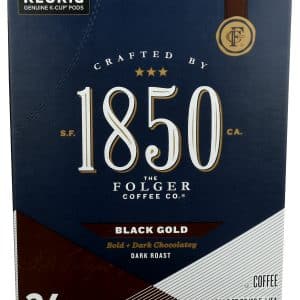 Folgers 1850 Black Gold Dark Roast Coffee K-Cups 24 Each
