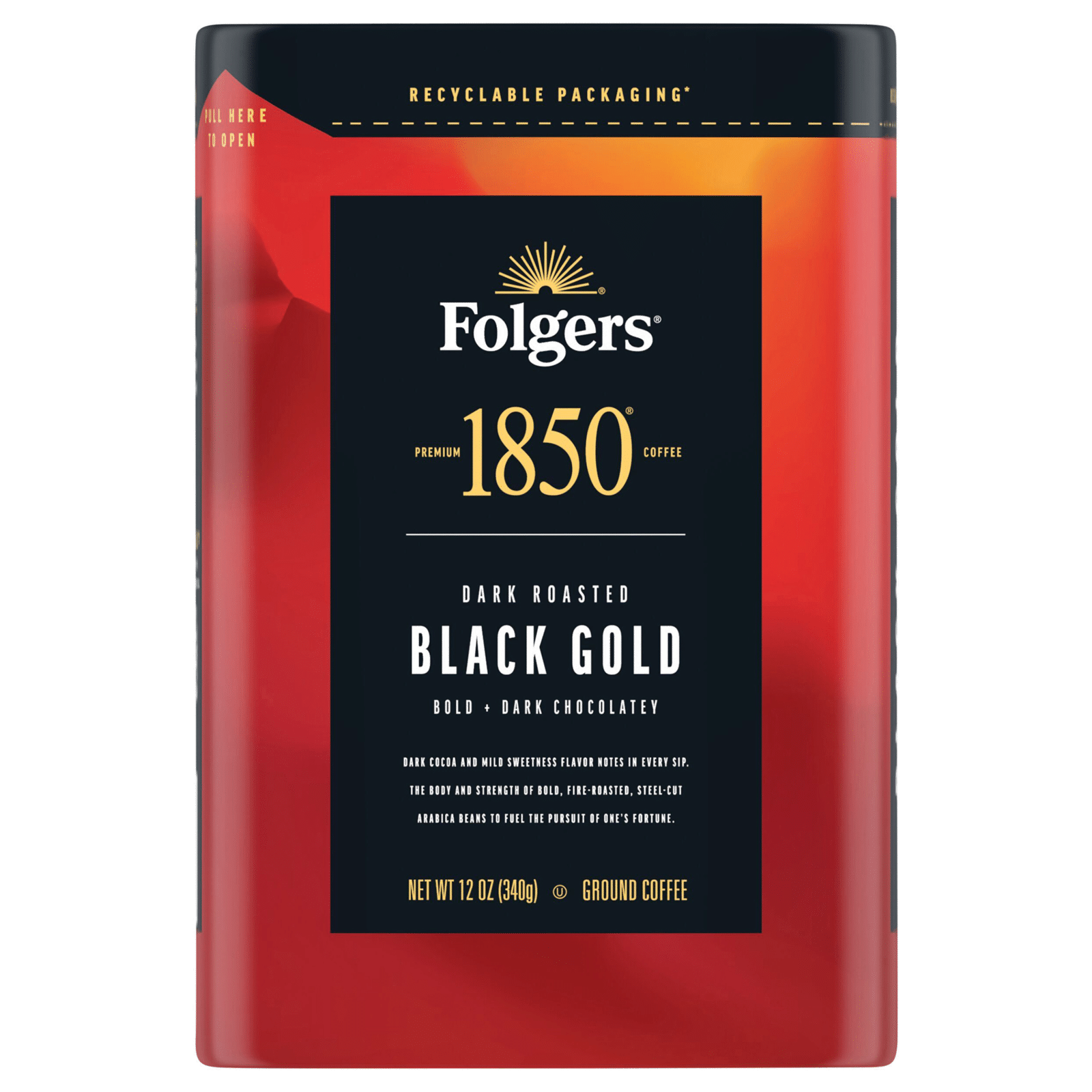 Folgers Black Gold Dark Roasted Ground Coffee