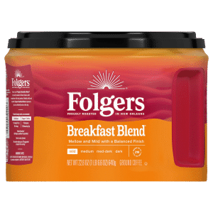 Folgers Breakfast Blend Ground Coffee Smooth And Mild