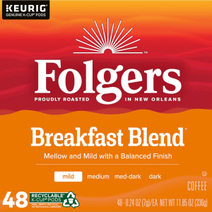 Folgers Breakfast Blend Mild Roast Coffee
