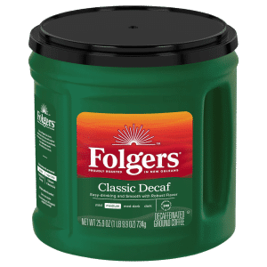 Folgers Classic Medium Roast Ground Coffee Decaf