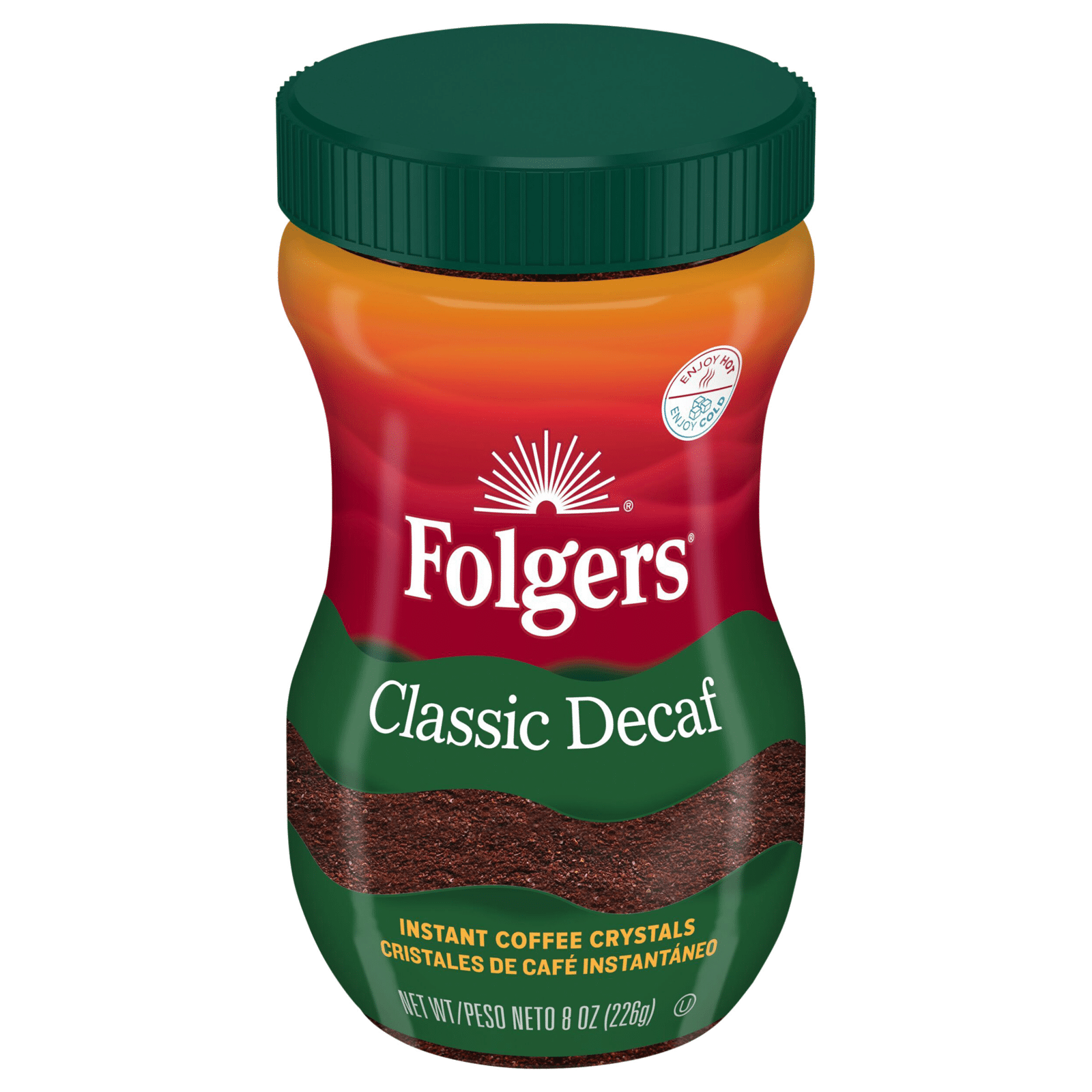Folgers Coffee Instant Decaf Classic
