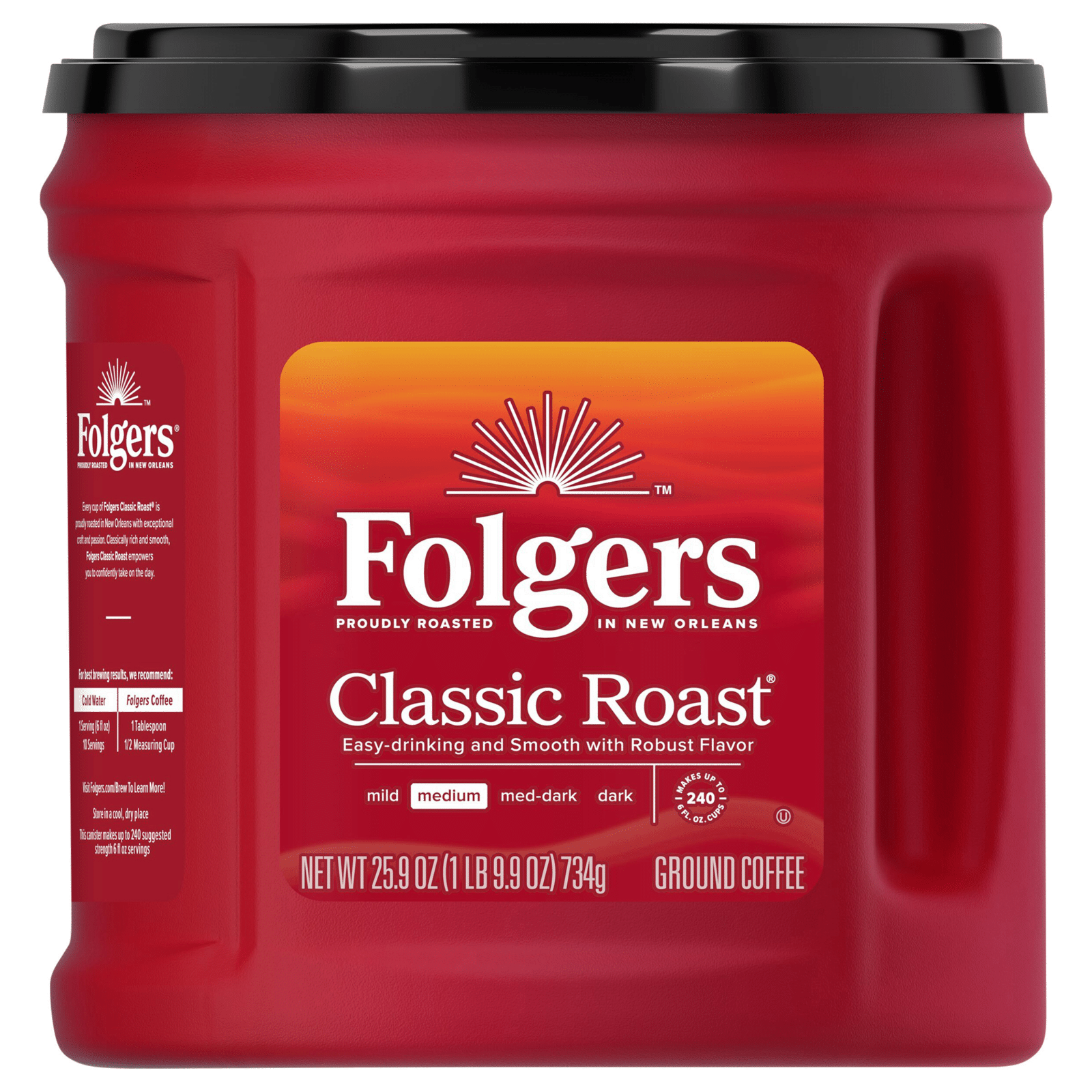 Folgers Medium Ground Classic Roast Coffee