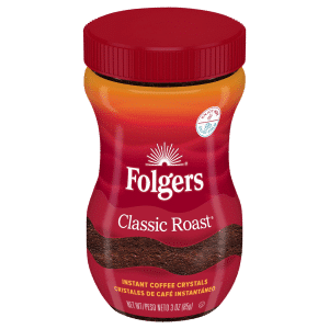 Folgers Instant Coffee Crystals Classic Roast